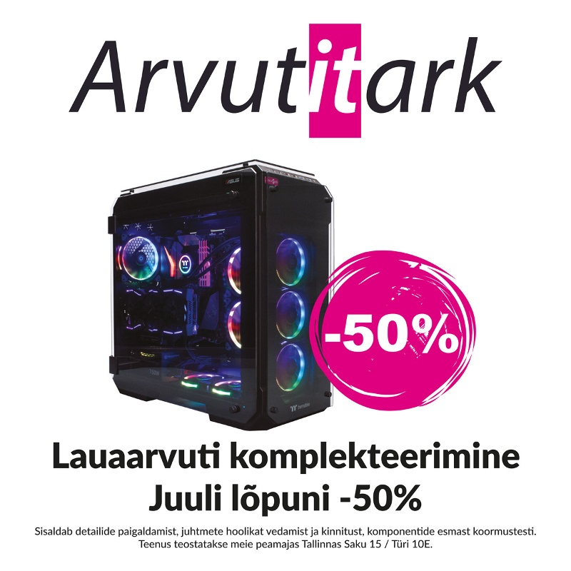 Arvutitark Komplekteerimine -50%
