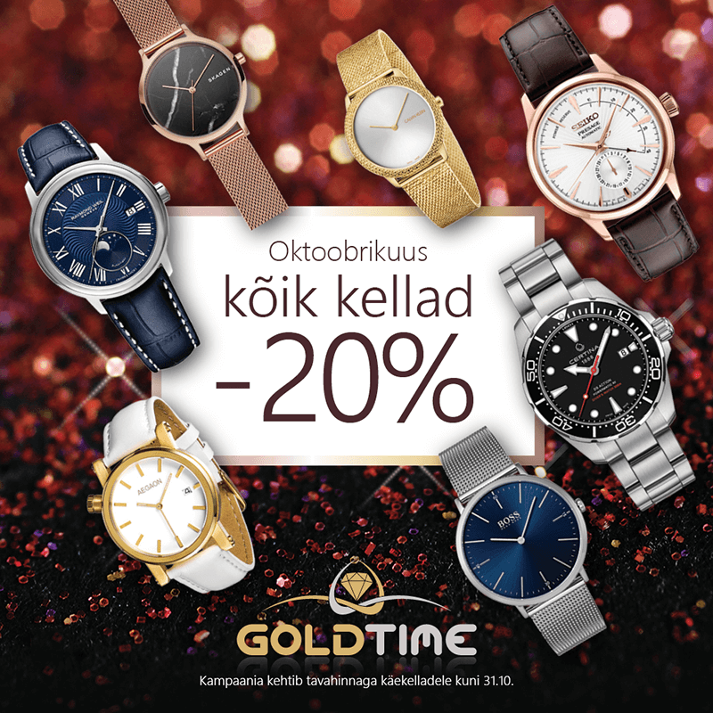 Goldtime I Oktoobrikuu kellakampaani