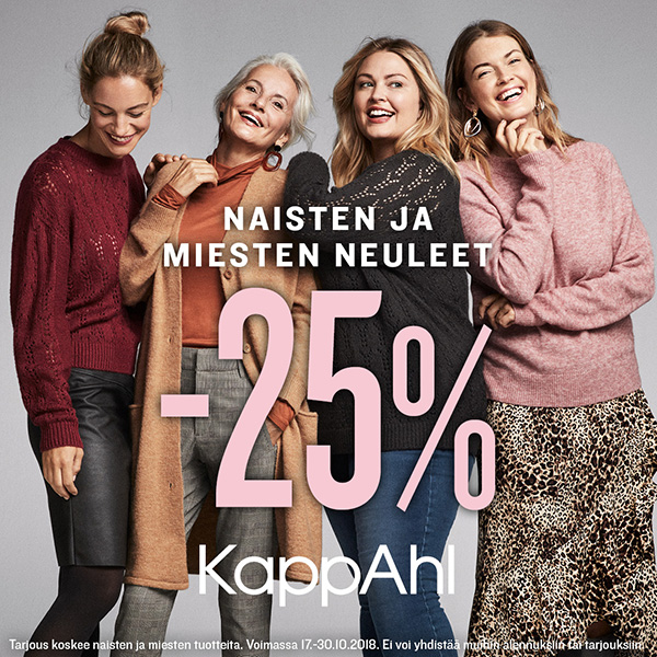 KappAhl Neuleita -25%