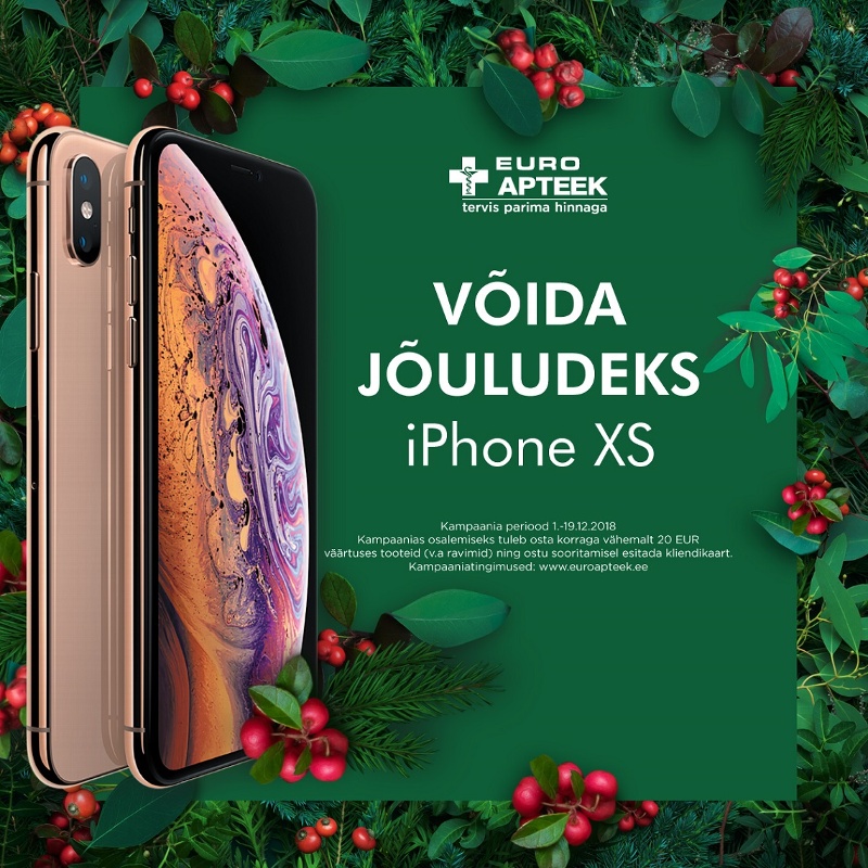 Euroapteek VÕIDA JÕULUDEKS IPHONE XS