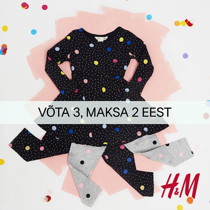 H&M (Hennes & Mauritz) Võta 3, maksa 2 eest
