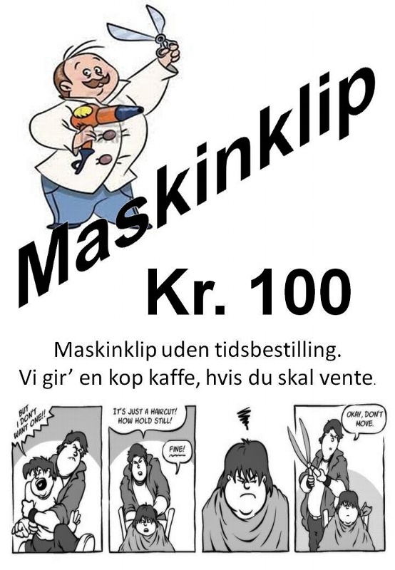 DesignCut MASKINKLIP KR. 100,-