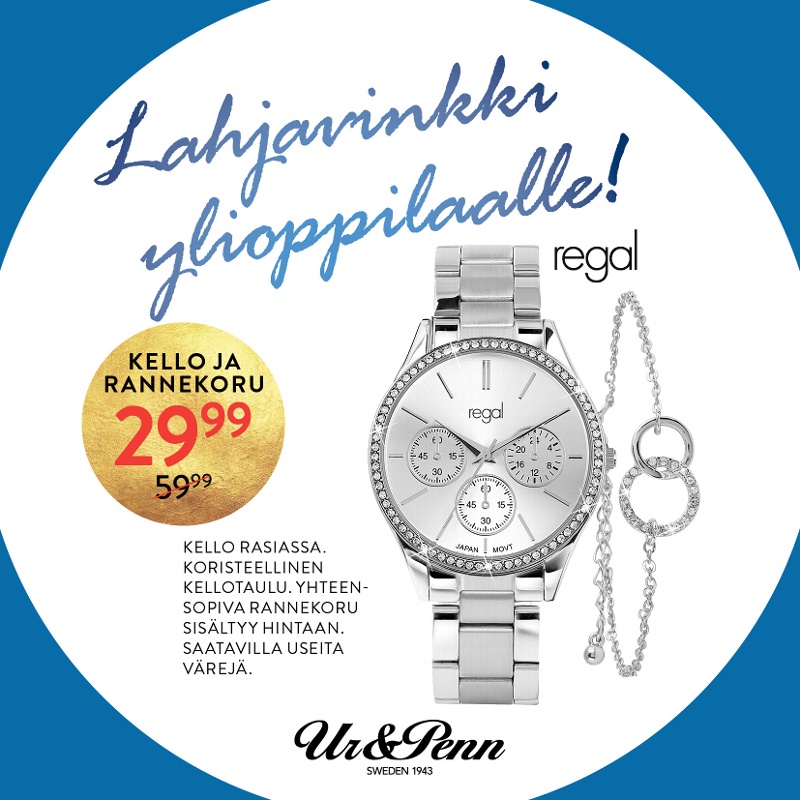 Ur & Penn Kello ja rannekoru 29,99€