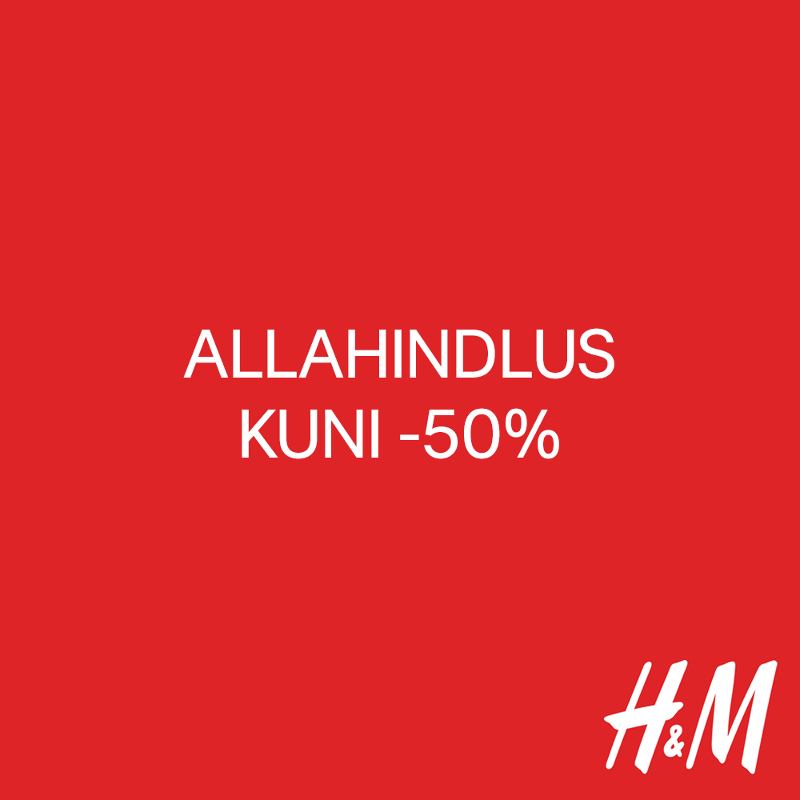 H&M (Hennes & Mauritz) Suur suvine allahindlus!