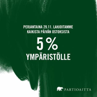 Lahjoitamme ympäristölle