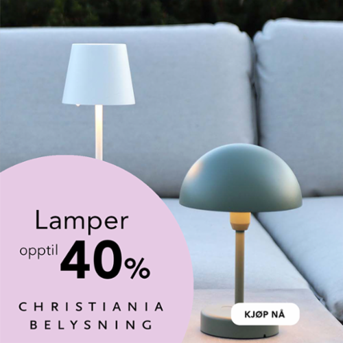 Opptil 40%