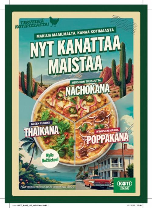 Nyt kanattaa maistaa