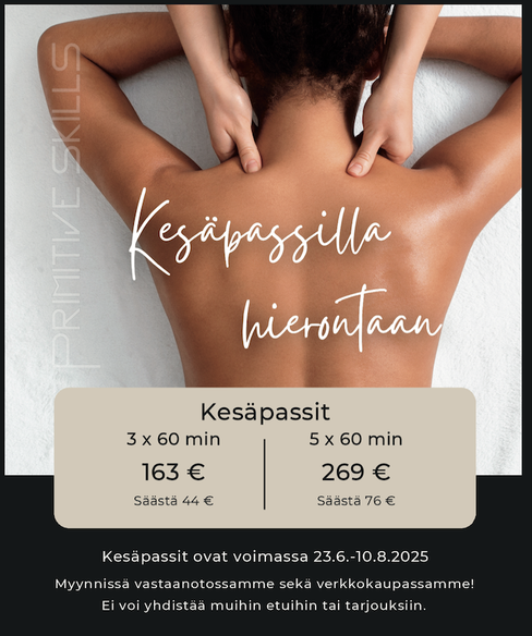 HIERONNAN KESÄTARJOUS!