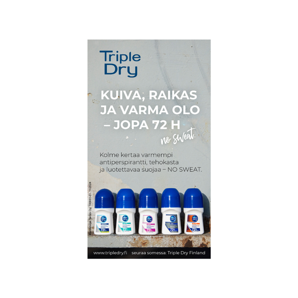 Triple dry -sarja -20%