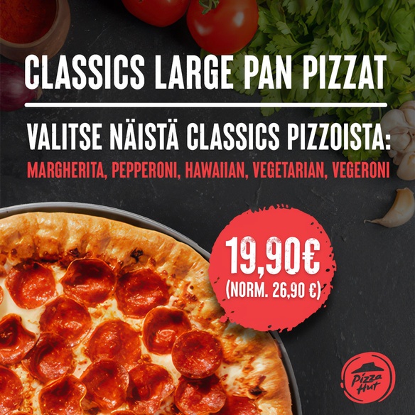 Classic Large Pan Pizzat 