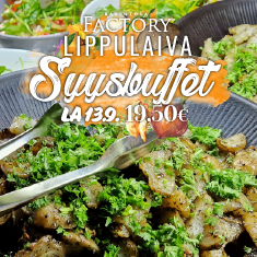 Syysbuffet 19,50e