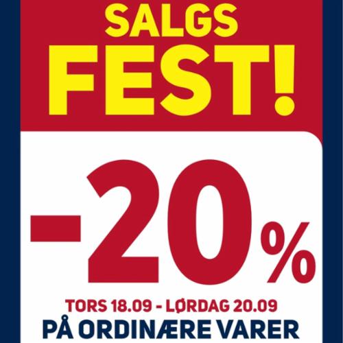 Salgsfest Sport 1 Oasen