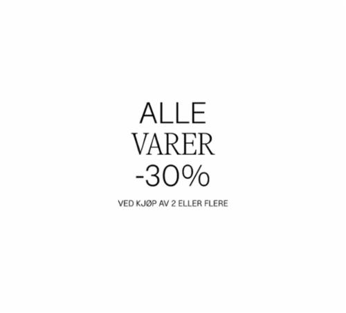 Lørdag: Alle varer