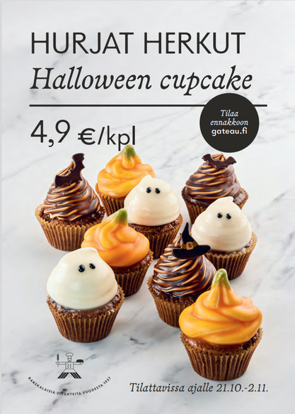 Halloween kuppikakut