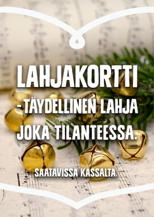 Lahjaksi lahjakortti!