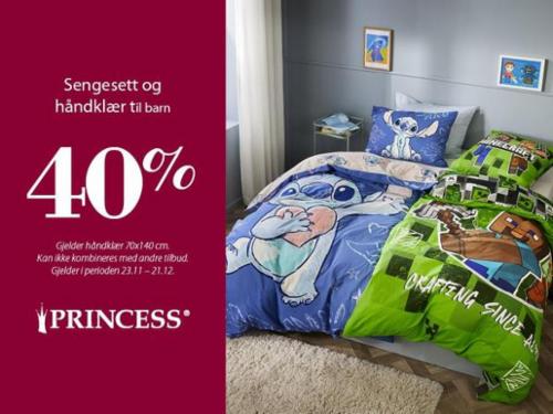 sengesett og håndklær