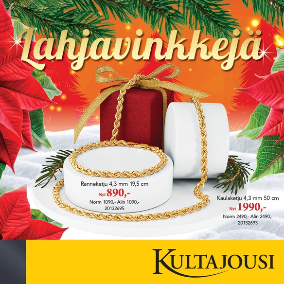 Lahjavinkkejä Jouluun