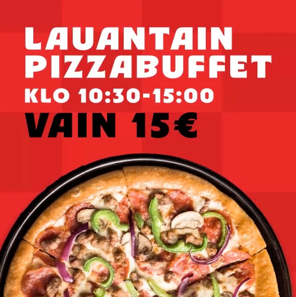 Pizza Hutin buffet 