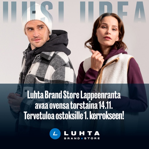 Luhta Brand Store avaa 14.11.