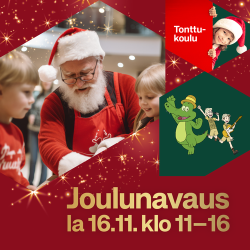 Joulunavaus lauantaina 16.11.