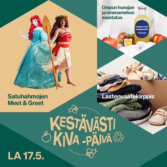 Kestävästi kiva -päivä la 17.5. – katso ohjelma!