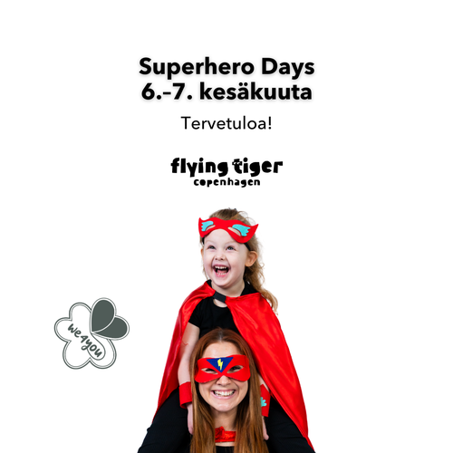 Flying Tiger Copenhagen Superhero Days – 6. ja 7. kesäkuuta
