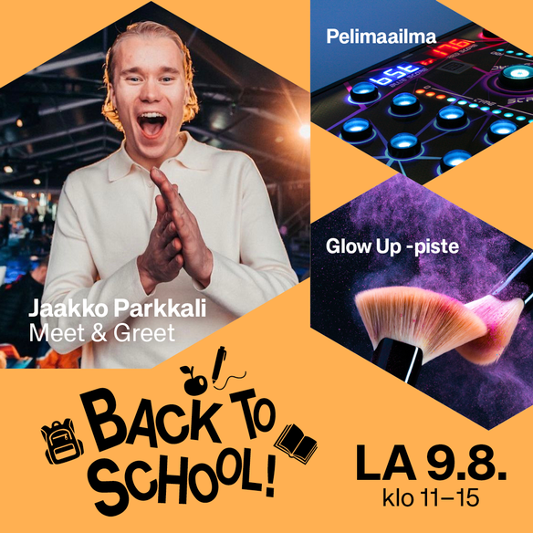 Tapaa Jaakko Parkkali, laittaudu Glow Up -pisteellä ja pidä hauskaa pelimaailmassa la 9.8.!
