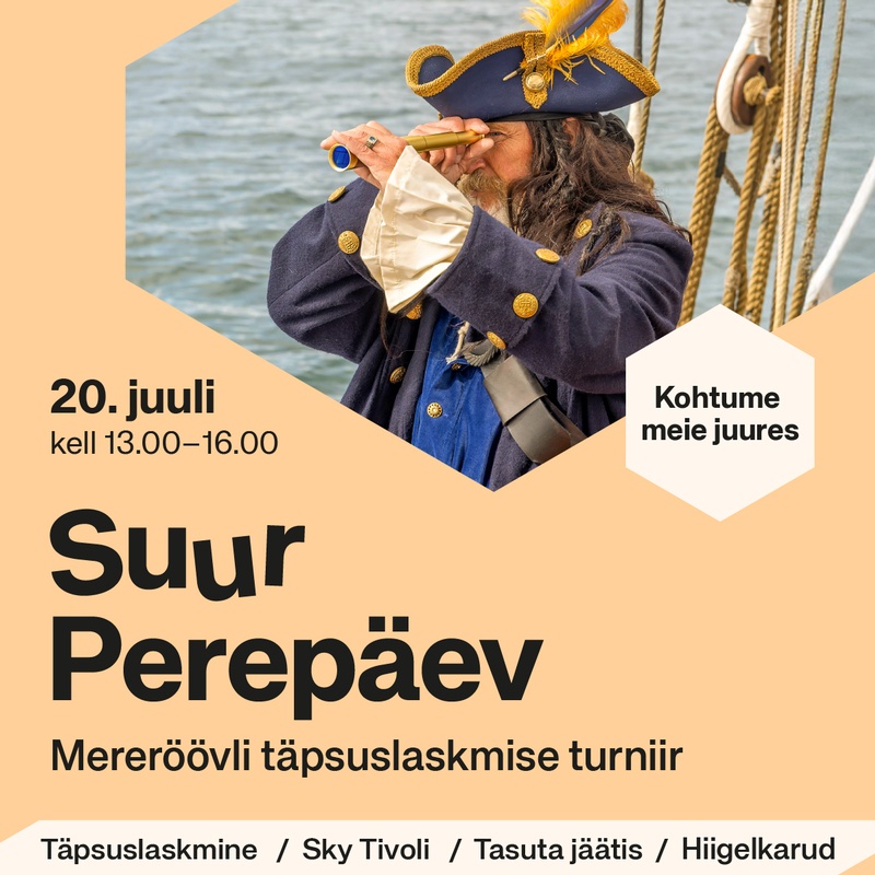 Sky Tivoli lõbus perepäev koos mereröövli ja magusate auhindadega!