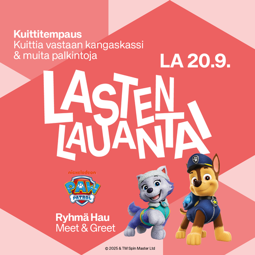 Lasten lauantai 20.9. - Ryhmä Hau meet & greet