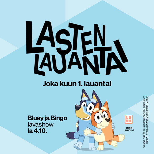 Lasten lauantai 4.10. – Blueyn ensiesiintyminen Ompussa!