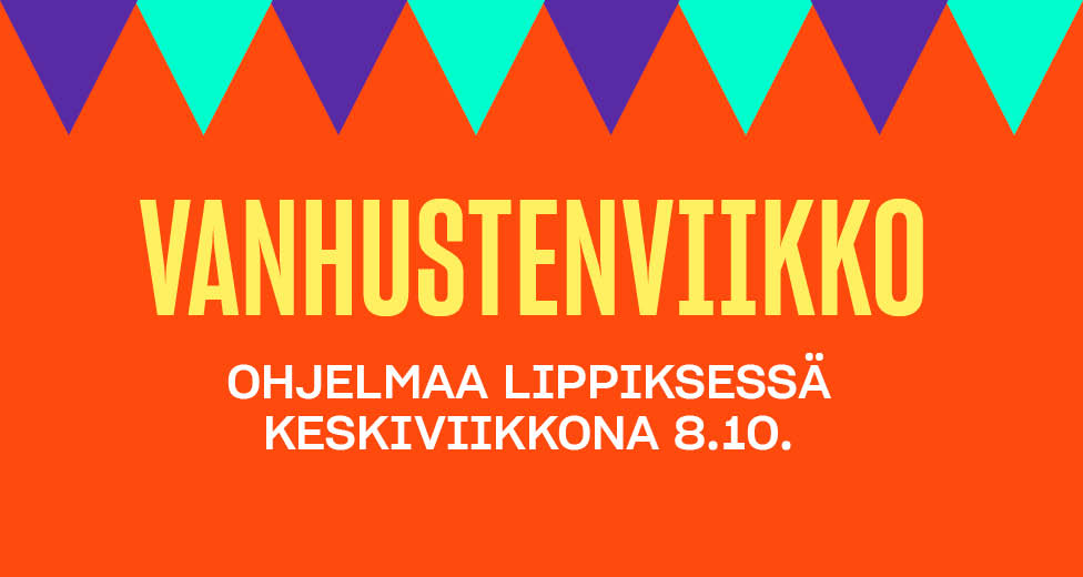 Vanhustenviikon ohjelmaa keskiviikkona 8.10.