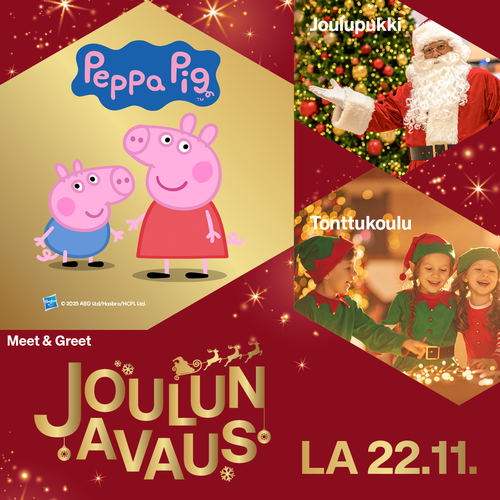 Joulunavaus lauantaina 22.11.