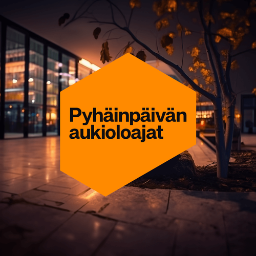 Pyhäinpäivän lauantain 1.11. aukioloajat