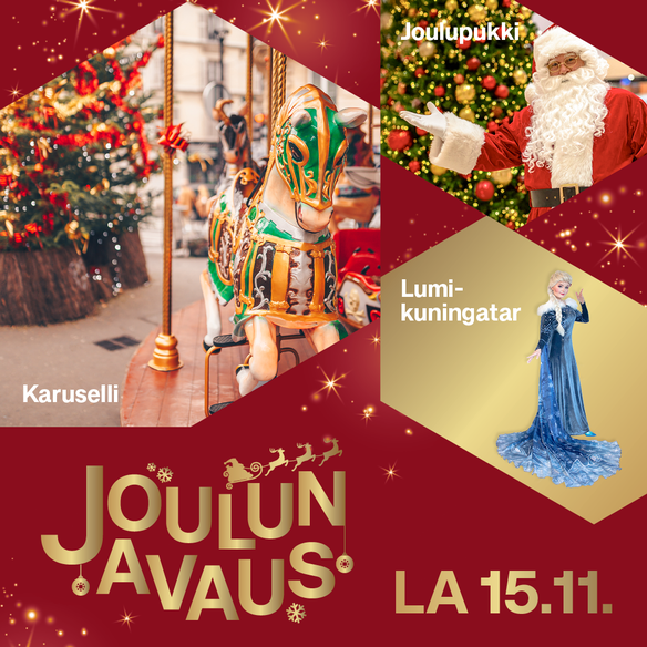 Tervetuloa Ison Omenan lumoavaan joulunavaukseen la 15.11.!
