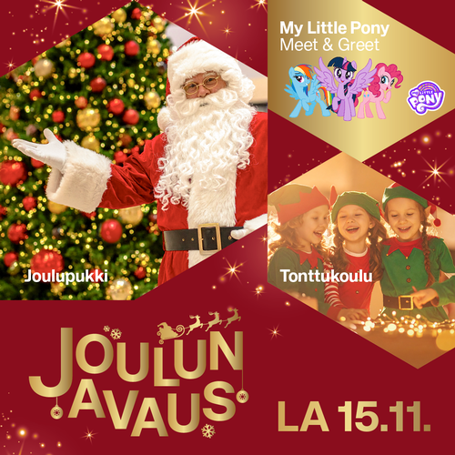 Joulun avaus lauantaina 15.11.