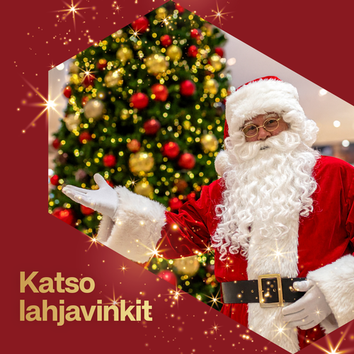 Psst.. Katso joululahjavinkit!