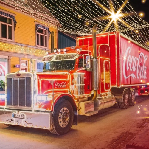 Besøk Coca Cola caravanen 6.desember
