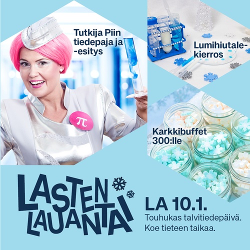 Lasten lauantai: Talvitiedepäivä 10.1.