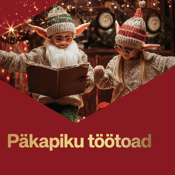 Päkapiku töötoad ja Jõuluvana ootavad