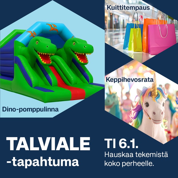 Talviale -tapahtumaa Isossa Omenassa ti 6.1.!