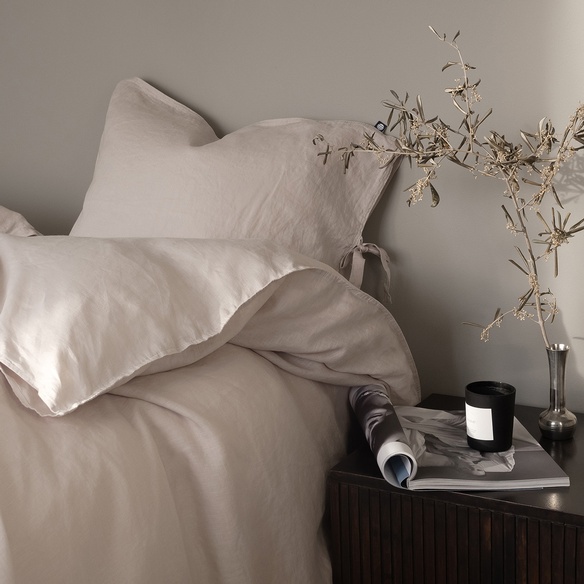 Pellava-pussilakanasetti