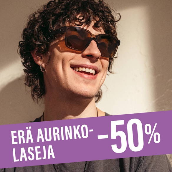 Erä aurinkolaseja –50 %