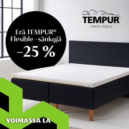 TEMPUR flexible -sänkyjä