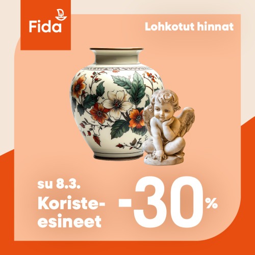 Koriste-esineet -30%