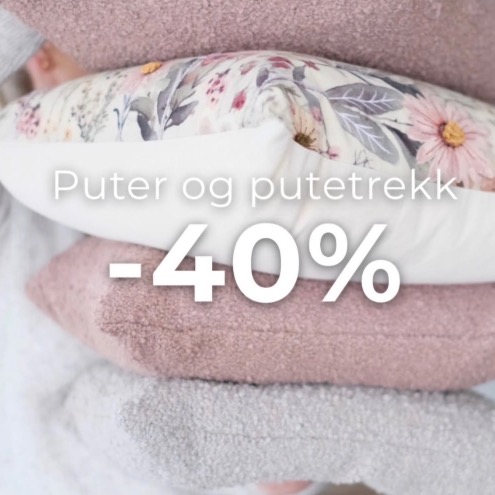 Alle puter og putetrekk