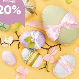 20% på alle pappegg