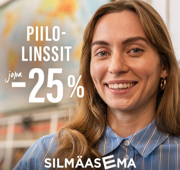 Piilolinssit jopa –25 %