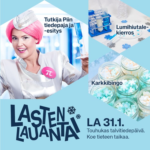 Lasten lauantai: talvitiedepäivä 31.1.
