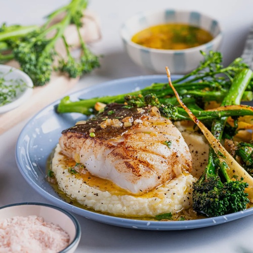 Skrei med soyasmør og pastinakkpuré