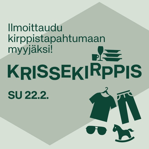 Krissekirppis su 22.2. – ilmoittaudu myyjäksi!